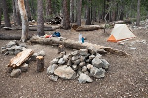 Camp at Asa Lake